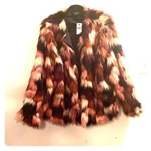 Faux fur coat